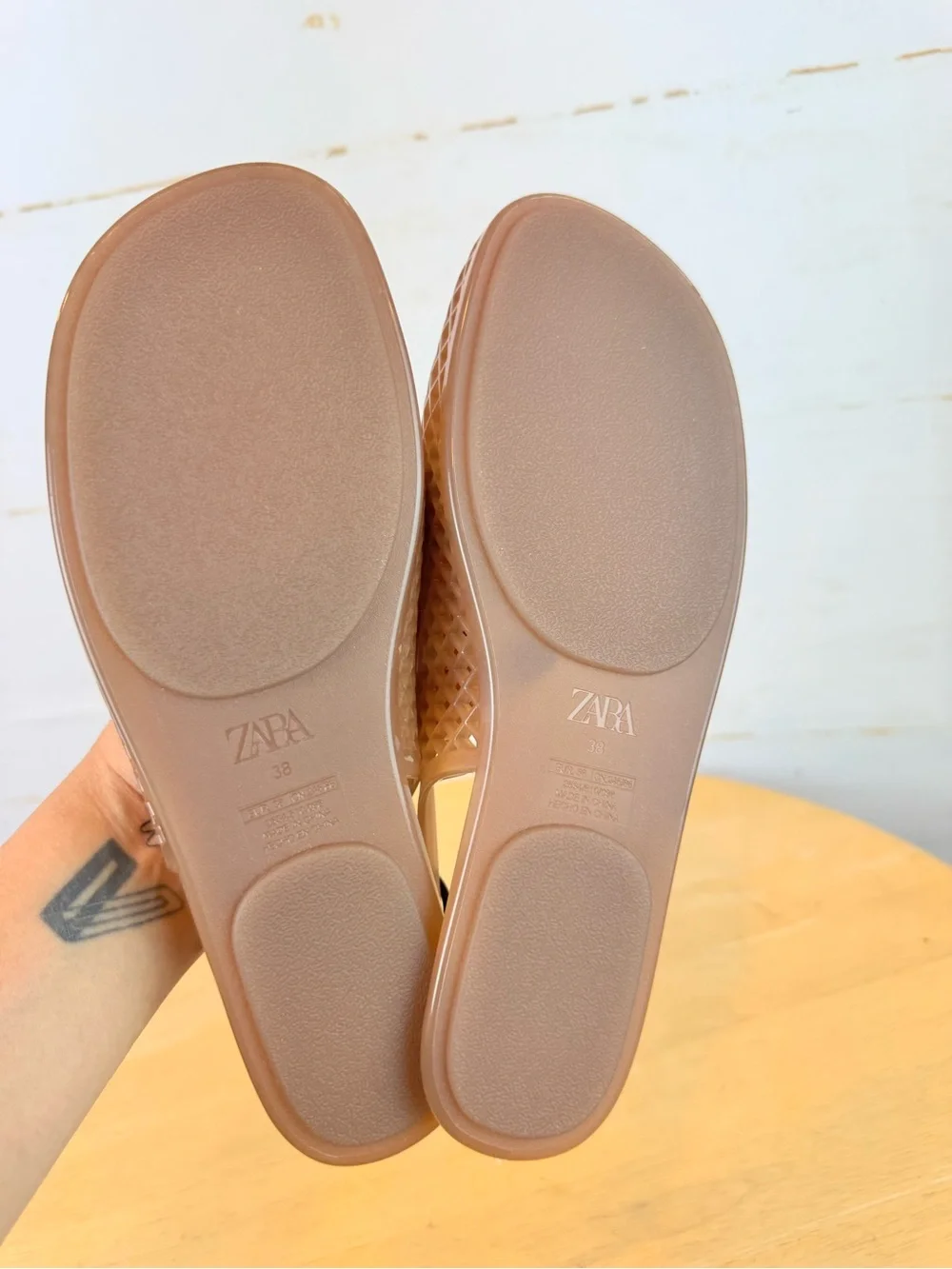 Zara | Brown Slingback Jellies, 7.5 NWT - Picture 7 of 8